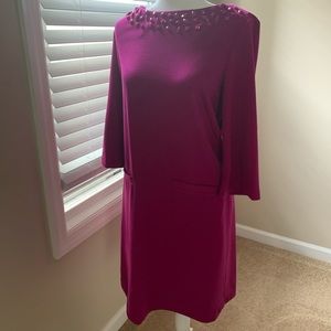 Fuchsia Sandra Darren dress